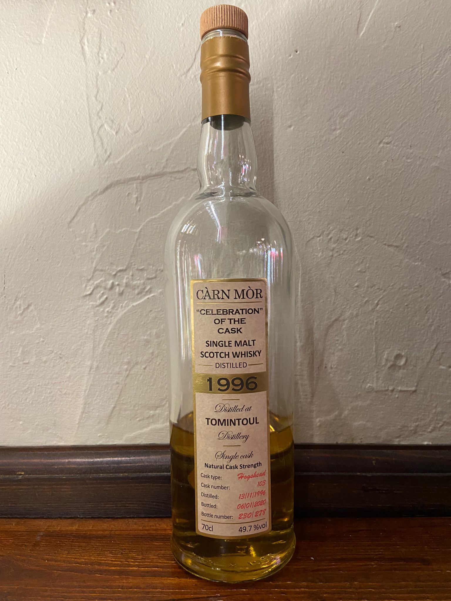 Tomintoul 23yr