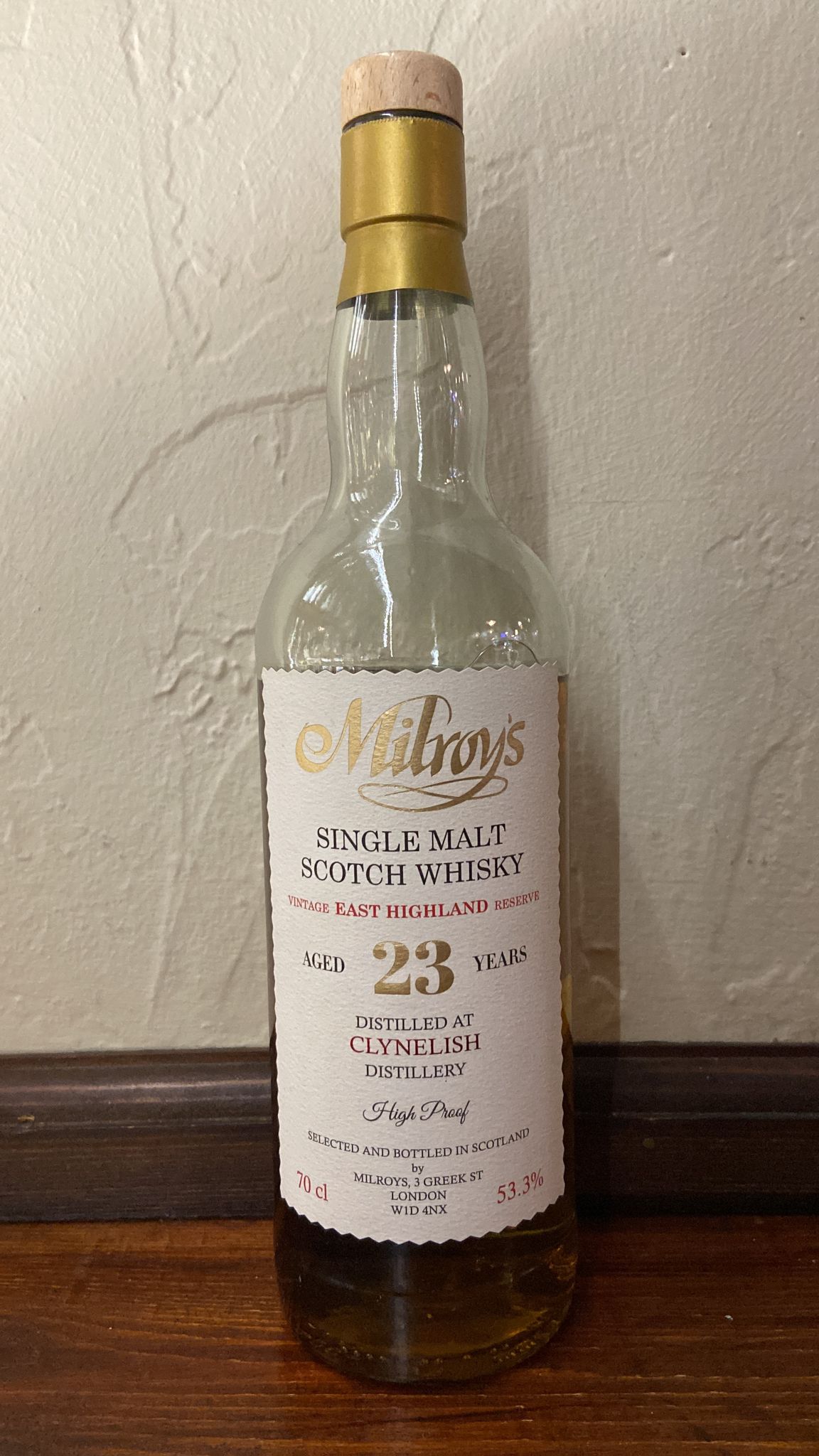 Clynelish 23yr Milroys