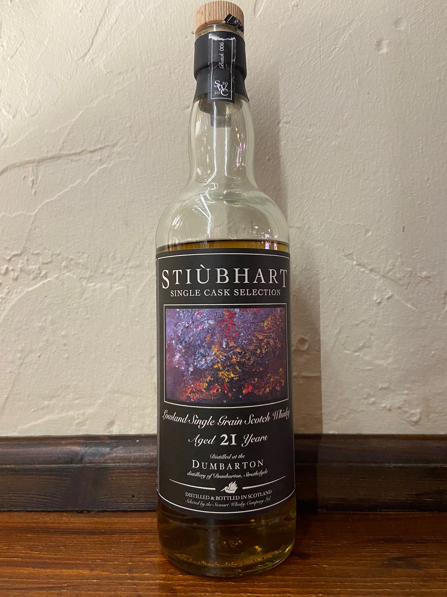 Dumbarton 21yr single grain cask